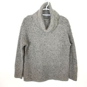 White Label The White Company Women Merino Wool Turtle Neck Sweater Sz S Gray